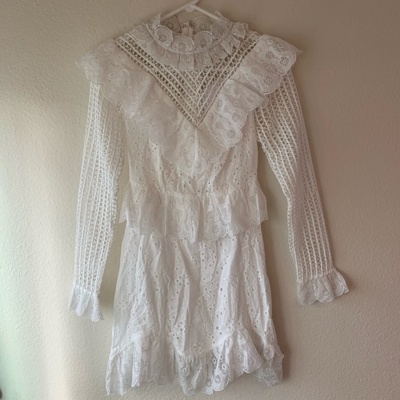 MONOLO DRESS in WHITE - Picture 3 of 6